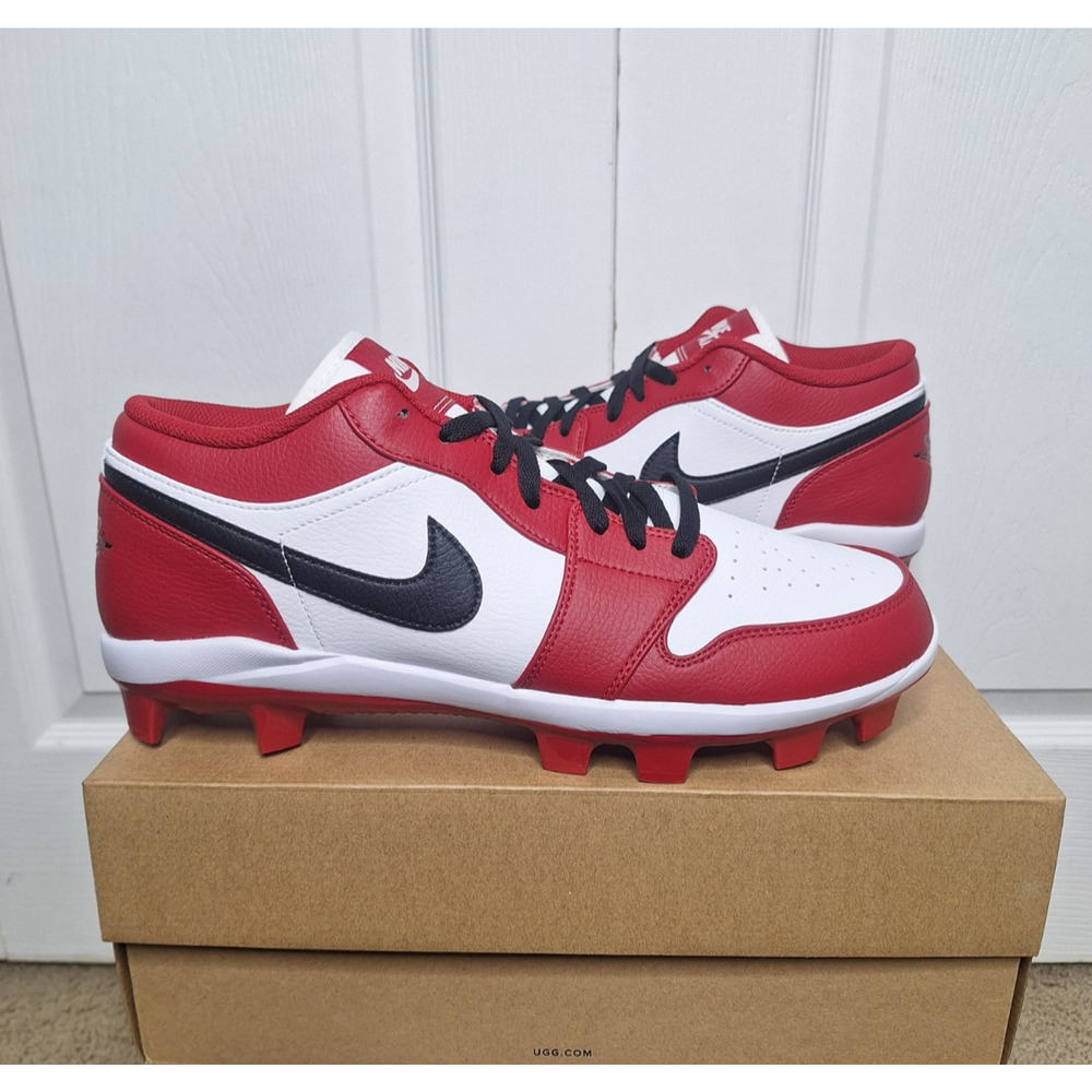 Air Jordan 1 Low MCS Chicago Baseball Cleats CJ8524-611 size 14 No Box